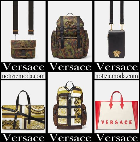 versace borse uomo in pelle bianca|Borse VERSACE da Uomo .